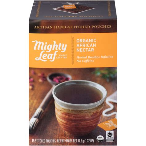 Mighty Leaf Tea Organic African Nectar Herbal Tea 15 Tea Bags