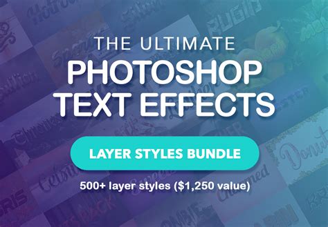 Ultimate Text Effects Layer Styles PSD Bundle 4312545 Bundle