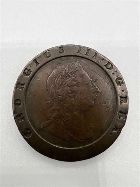 massive 1797 "Cartwheel Penny" British 2d - Sunrise Estate Services Ltd