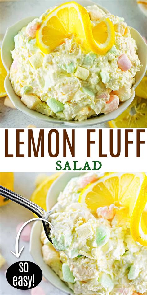 Lemon Jello Salad Deserves A Spot On All Your Summer Menus Zesty Lemon Juicy Pineapple And