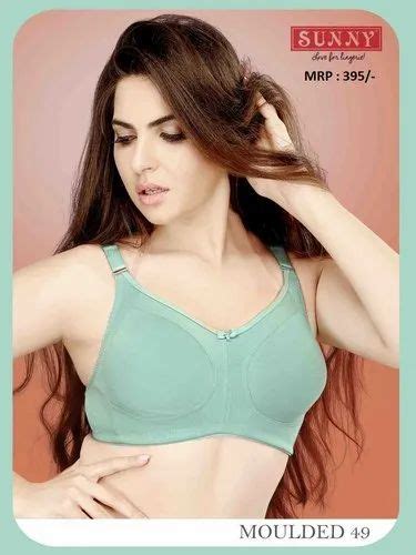 Cotton Plain Women Moulded C D Cup Bra For Daily Wear At Rs 350 Piece