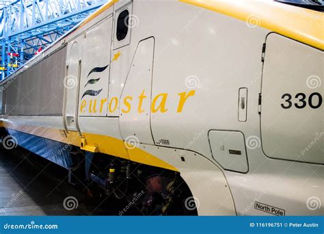 York United Kingdom 02082018 An Old Model Eurostar Train I