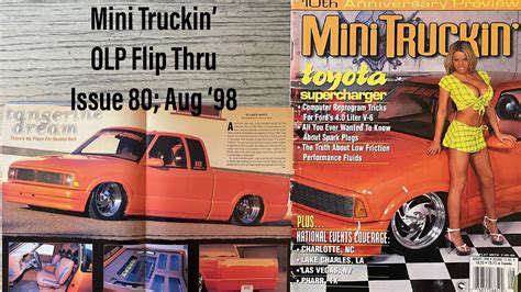 Mini Truckin Magazine Issue Aug Youtube