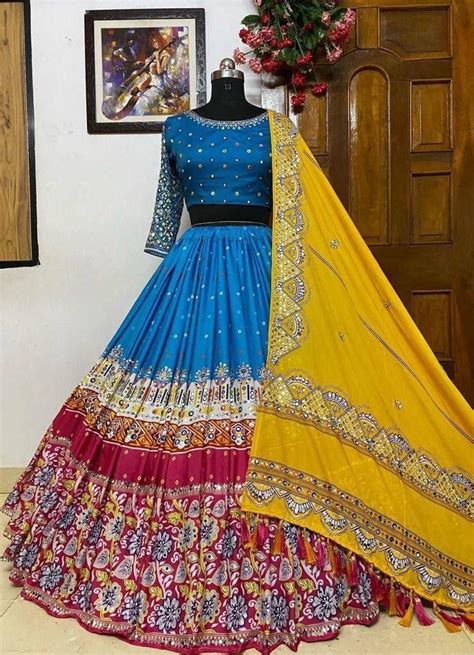 Buy Traditional Navratri Wear Printed Lehenga Choli at Rs. 16.65 online from Royal Export ...