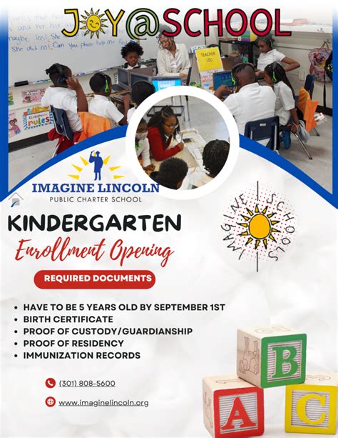 Kindergarten Enrollment Opening – Imagine Lincoln