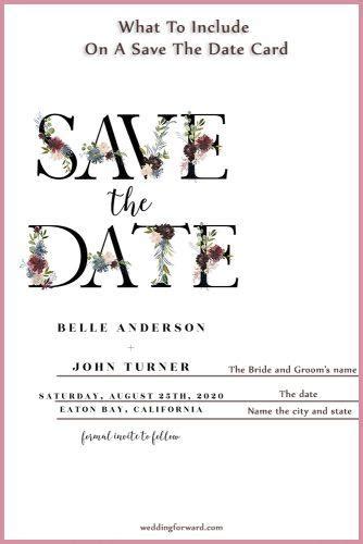 Save The Date Wording: Bridal Tips And Examples | Wedding Forward