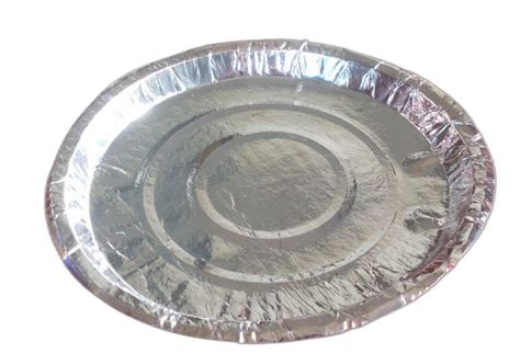 7 Inch Silver Paper Plate At Rs 0 15 Piece Silver Foil Paper Plates