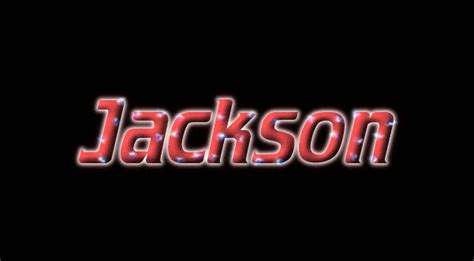 Jackson Logo Herramienta De Diseño De Nombres Gratis De Flaming Text