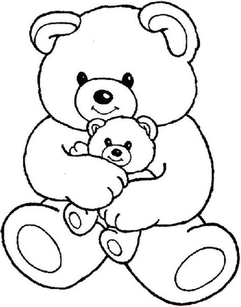 The Images of Cuddly Teddy Bears Picnic Coloring Pages for Children ...