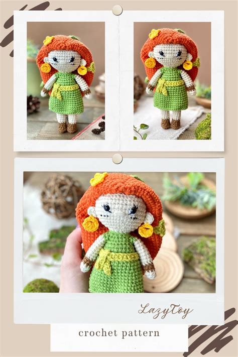 Wolfwalkers Doll Mebh Crochet Pattern In 2022 Fairy Dolls Stuffed