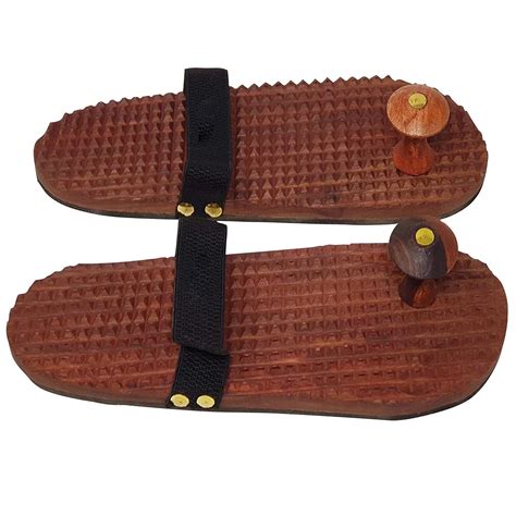 Buy Art And Craft India Wooden Charan Paduka Wooden Slipper Wooden