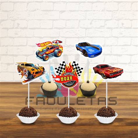 Tags Toppers P Docinho Festa Hot Wheels Elo