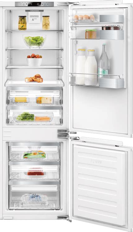 Grundig Gkni L Fully Integrated Combi Fridge Freezer Showspace