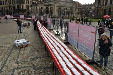 Rekordversuch Längster Christstollen der Welt