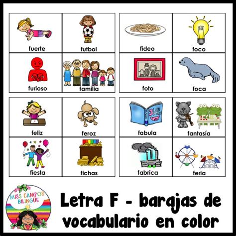 Letra F Silabas Fa Fe Fi Fo Fu Bilingual Classroom Activities Early