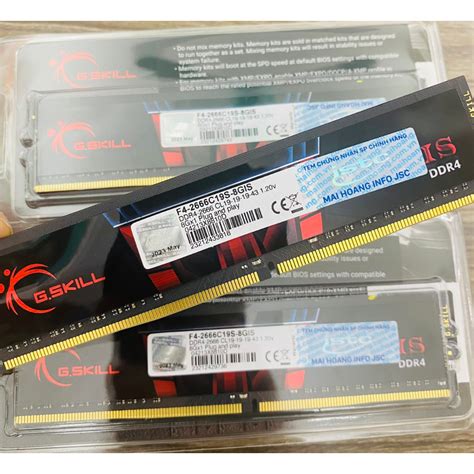 Ram Gskill Aegis 8gb 16gb Ddr4 Bus 2666 Bảo Hành Hãng 36 Tháng Shopee