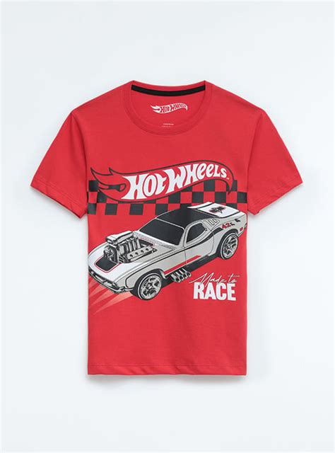 Ripley POLO MANGA CORTA ALGODÓN NIÑO HOT WHEELS