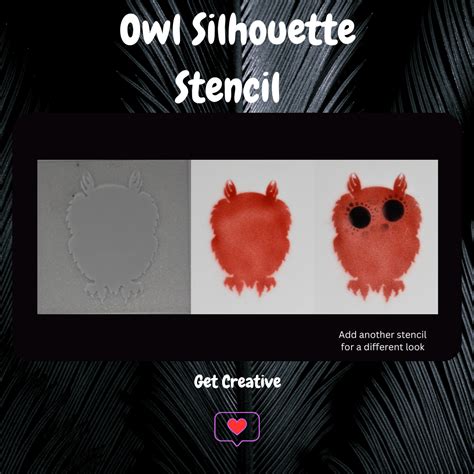 STL file Owl Silhouette Stencil 🦉・3D printable model to download・Cults