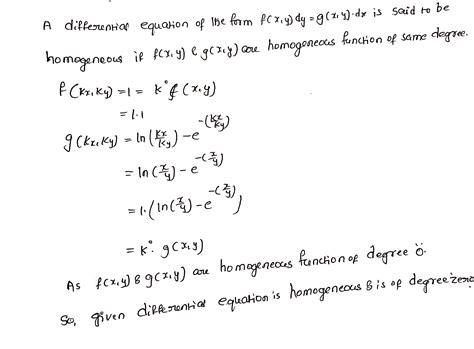 [solved] Determine Whether The Given Differential Equations Are