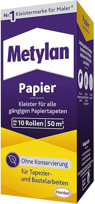 Metylan Papier starker Tapetenkleister für leichte normale und