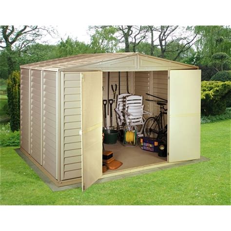 10 x 13 Select Duramax Plastic Pvc Shed With Steel Frame (3.19m x 3.98m ...