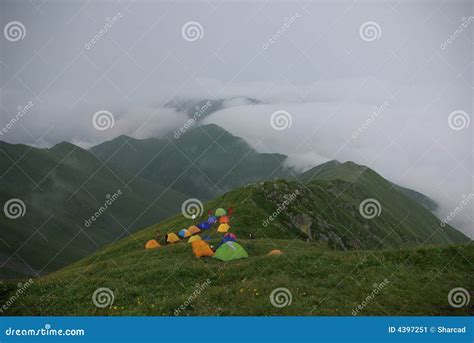 Mountain camping stock image. Image of outdoor, hiking - 4397251