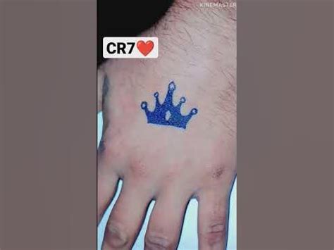 CR7 (7) Ronaldo tattoo|| CR7 top skills tattoo #shorts #trending # ...