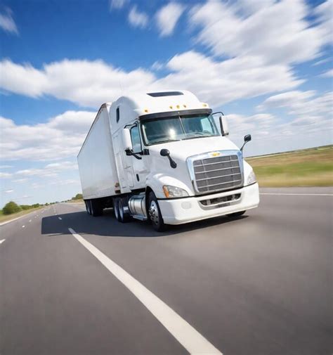 Premium Photo Cargo Truck On Highway Road With Container