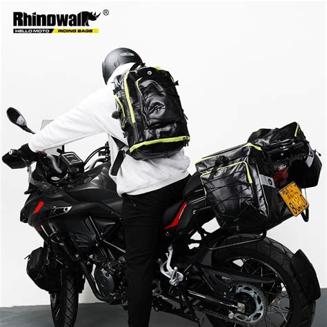 Rhinowalk Bolsa Impermeable En Para Motocicleta Portaequipajes