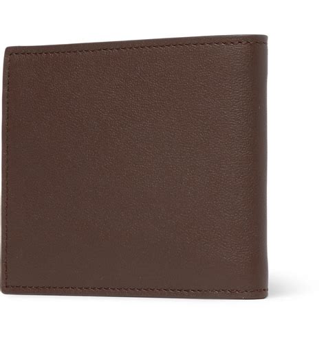 Brunello Cucinelli Full Grain Leather Billfold Wallet Men