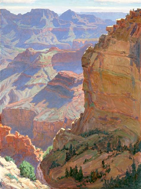 Grand Canyon Painting Carl Oscar Borg Oil Paintings