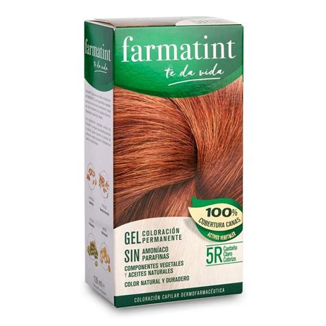 Farmatint 5R Castaño Claro Cobrizo Gel 150ml Farmacia Calàbria