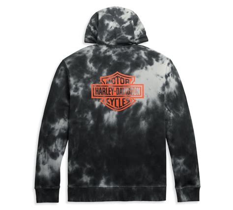 Sudadera Con Capucha Y Cremallera Hombre Harley Davidson Men Tie Dye