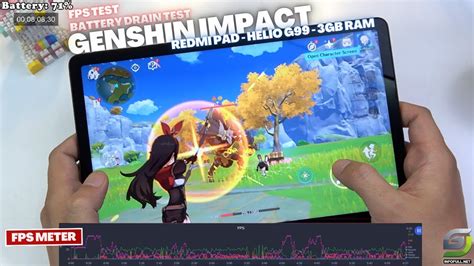 Xiaomi Redmi Pad Test Game Genshin Impact Helio G Gb Ram