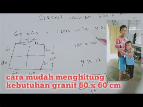 Cara Mudah Menghitung Kebutuhan Granit 60 X 60 Untuk Perumahan YouTube