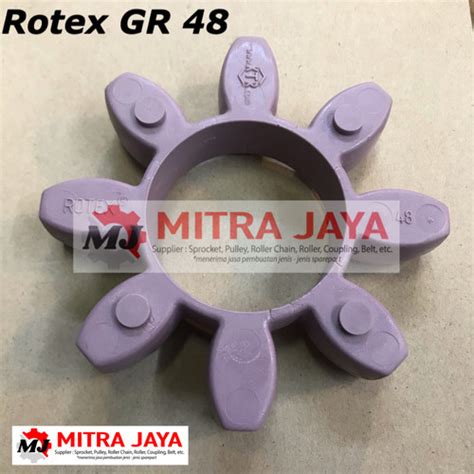 Jual RUBBER COUPLING ROTEX GR 48 KARET KOPLING ROTEX ELEMEN ELEMENT