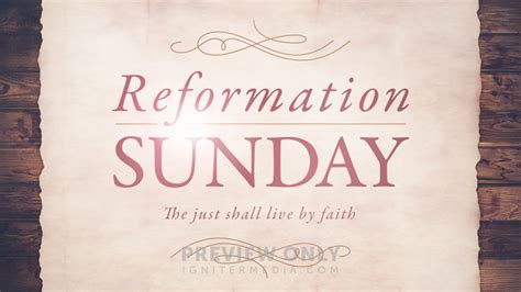 Reformation Sunday - Title Graphics | Igniter Media