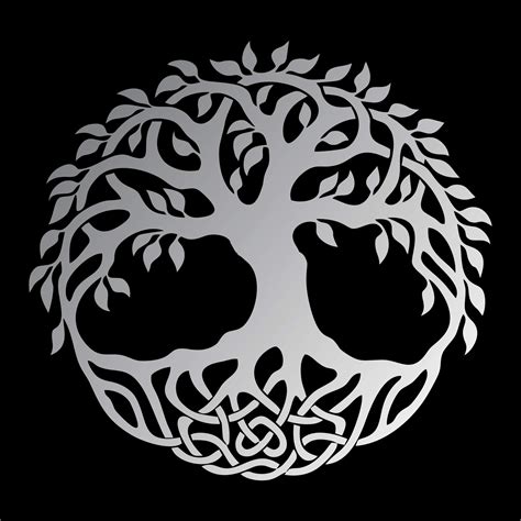 Celtic Knot Tree Of Life Background