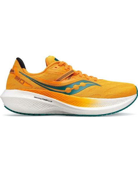 Saucony Rubber Triumph 20 in Yellow for Men | Lyst