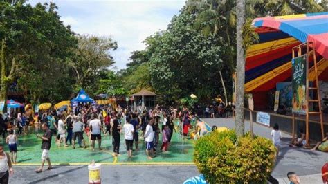 Libur Lebaran Wisatawan Serbu The Jungle Waterpark Bogor