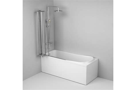 Шторка на борт ванны AM.PM Like 100х140, поворотно-складная W80BS-100 ...