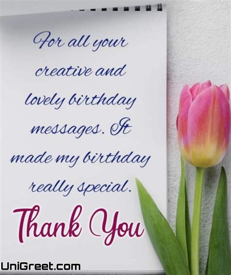 Ultimate Collection Of Over Thank You Images For Birthday Wishes In