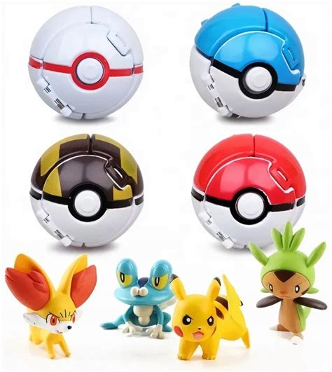 Pokemon Zestaw W Figurki Figurka Pokeball Kula Stan Nowy Z