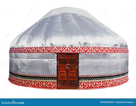 Kazakh yurt isolated stock photo. Image of traditional - 89044150