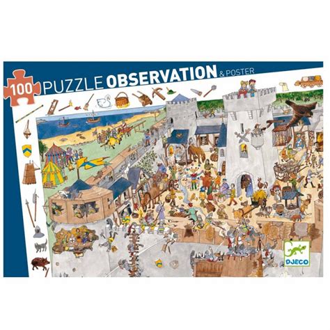 Puzzle Djeco Observation Ch Teau M Di Val Pcs