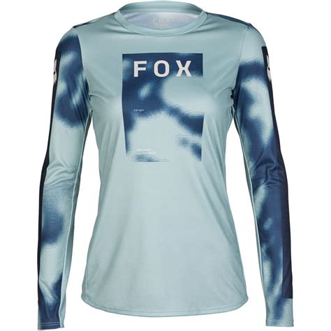 Fox Girls MTB Jersey Langarm Ranger Taunt Gunmetal Maciag Offroad