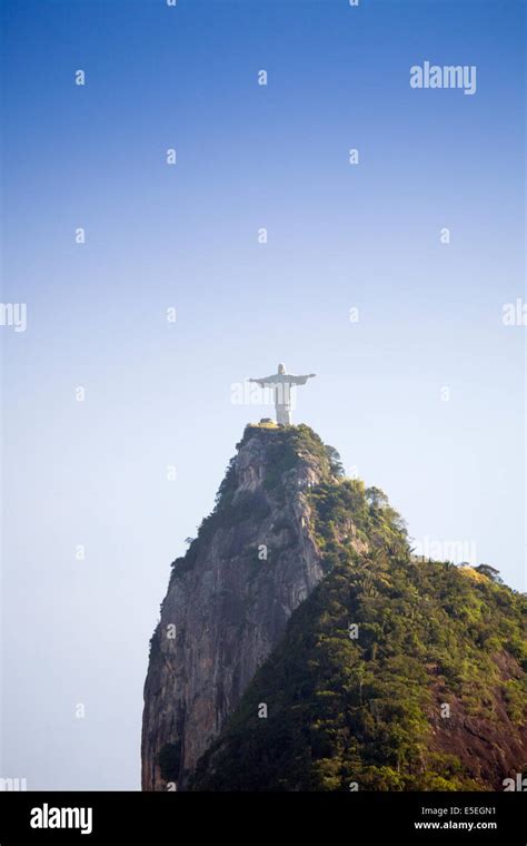 The Art Deco Christ Cristo Redentor Statue On The Top Of Corcovado