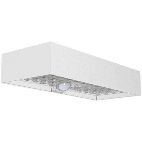 V TAC Lampada LED Da Muro 6W Con Pannello Solare E Sensore PIR Colore