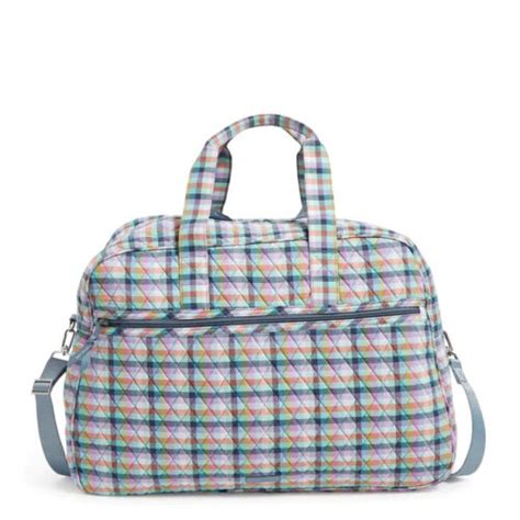 Vera Bradley Grand Traveler Bag Gingham Plaid Nwt Luggage Carry On Ebay