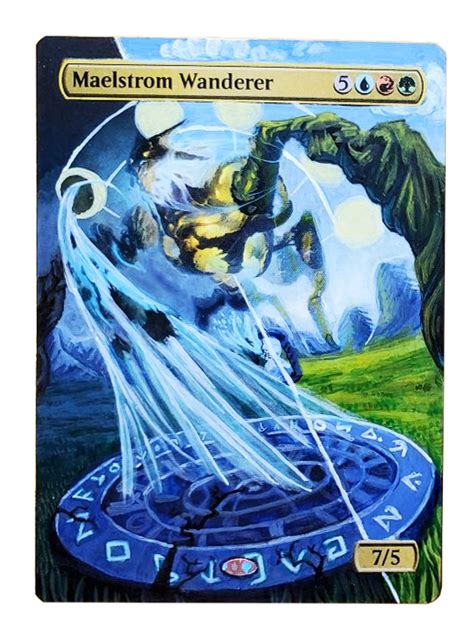 Full Art Guru Maelstrom Wanderer R Mtgaltered